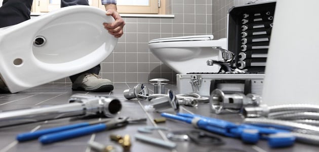 صيانة الحمامات والمطابخ بشكل كامل